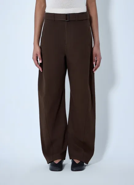 Wide-Leg Tailored Trousers