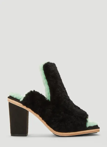 Open-Toe Heel Mules