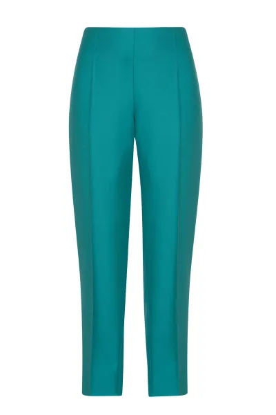 Narrow Leg Trousers in Teal - Phoebe