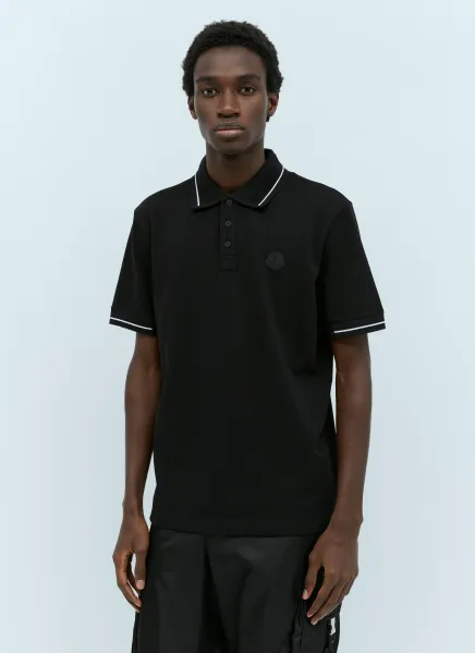Logo Patch Polo Shirt