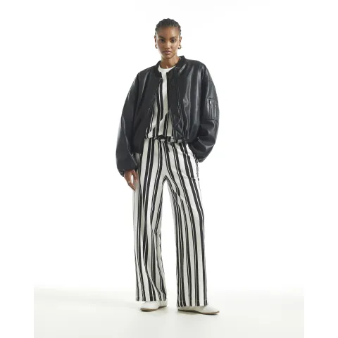 River Island Premium Vertical Stripe Joggers