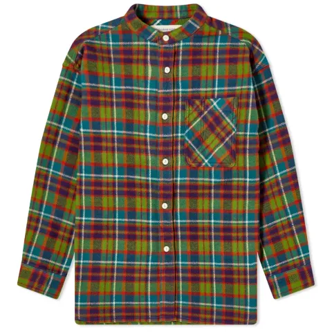 Plaid Long Sleeve Work Shirt