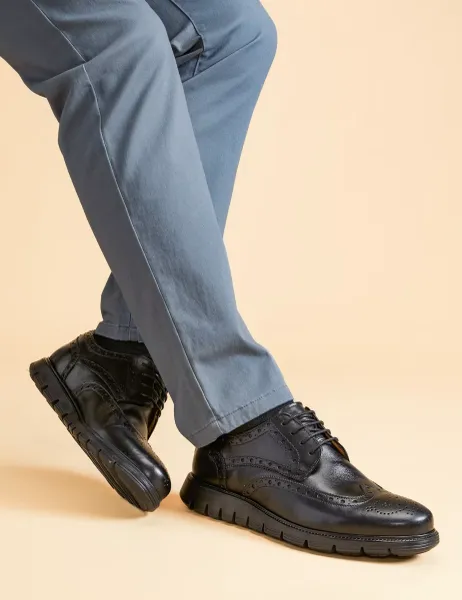 Jones Bootmaker Leather Brogues Black