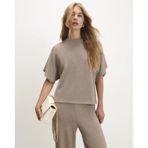 River Island Textured Boxy T-Shirt