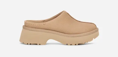 New Heights Clog for Women, Suede/Polyester