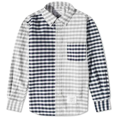 Funmix Gingham Check Oxford Shirt