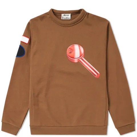Diner Flames Crew Sweat