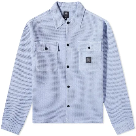Waffle Snap Front Overshirt