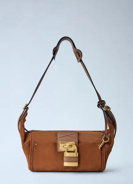 Paddington Suede Crossbody Bag