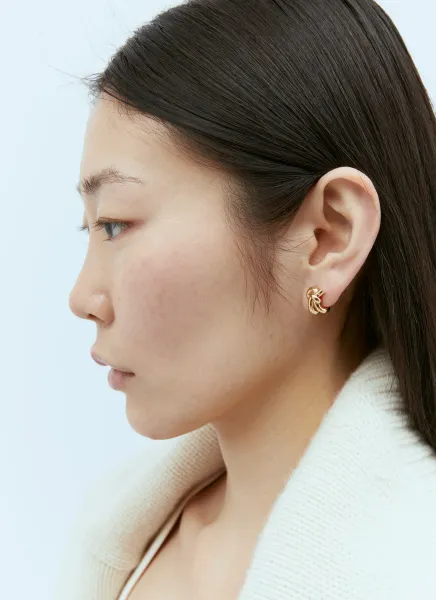 Knot Hoop Earrings