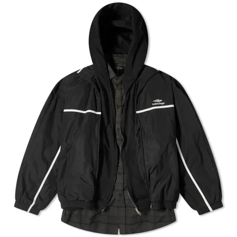 Runway Layered Tracksuit Jacket