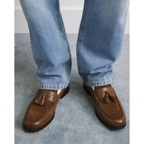 River Island Leather Tassel Loafers