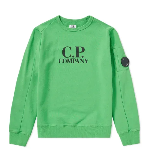 Logo Arm Lens Crew Sweat