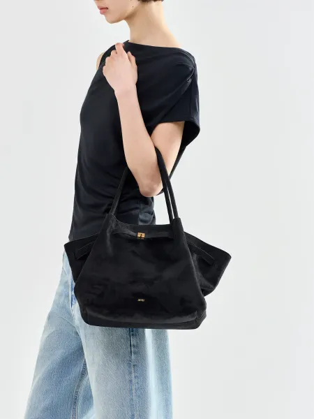 JW PEI Hana Medium Faux Suede Tote Bag