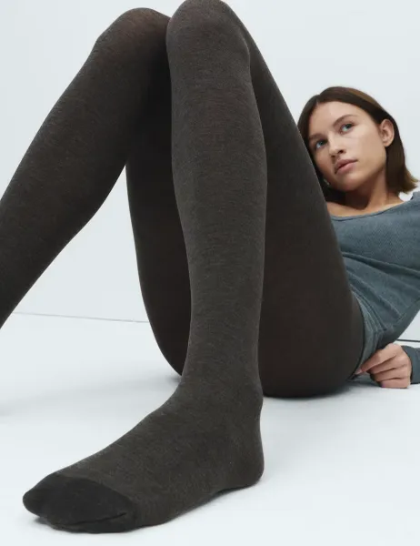 Marks & Spencer 100 Denier Thermal Heatgen Opaque Tights Grey