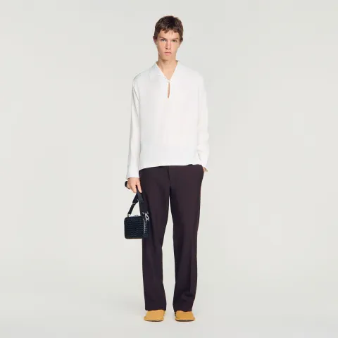 Tunic-effect shirt