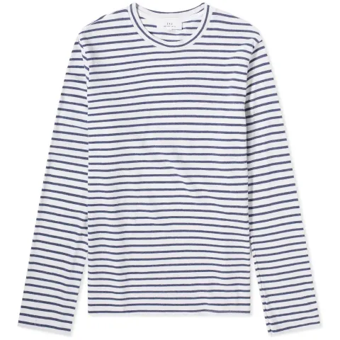 Organic Hemp Stripe Long Sleeve T-Shirt