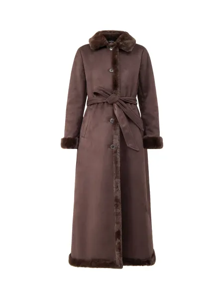 Lauren Ralph Lauren Shea Unlined Faux Fur Coat - Circuit