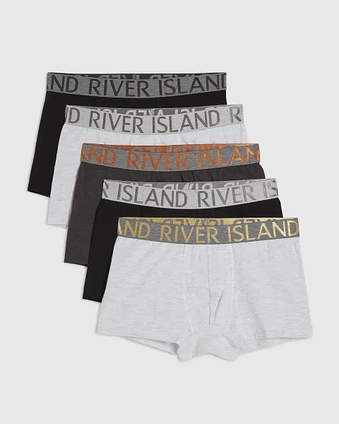 River Island Mixed Pack Of 5 Trunks