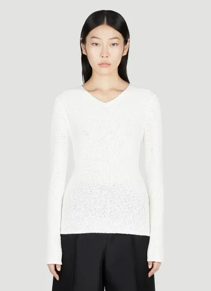 Bouclé Knit Sweater