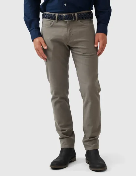 Rodd & Gunn Motion 2 Regular Fit 5 Pocket Jeans Grey