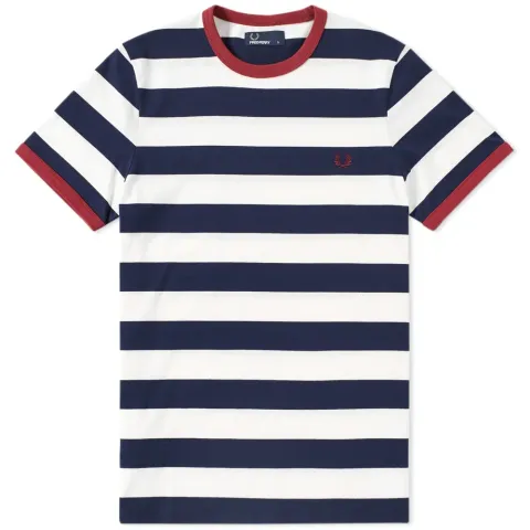 Fred Perry Striped Ringer Tee