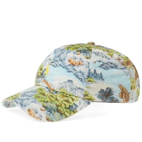 Classic Hawaiian Print Baseball Cap