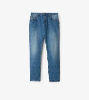 Slim Jeans in Mid blue - Men, Cotton