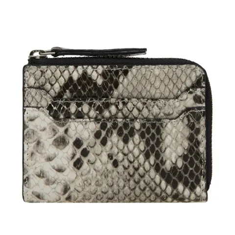 Snakeskin Zip Wallet