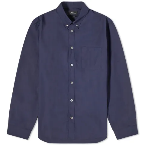 A.P.C. Edouard Button Down Logo Shirt