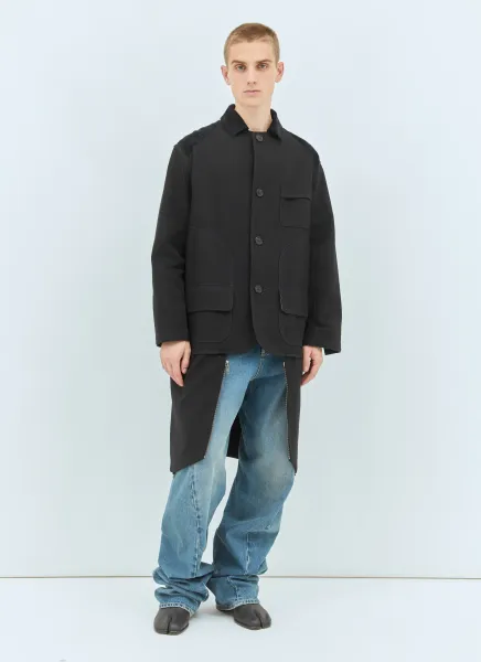 Heavy-Cotton Double Coat