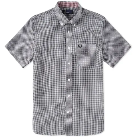 Fred Perry Short Sleeve Gingham Shirt