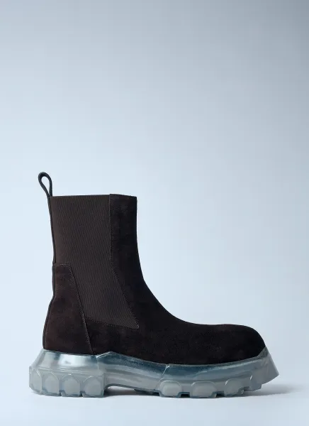 Suede Beatle Bozo Tractor Boots