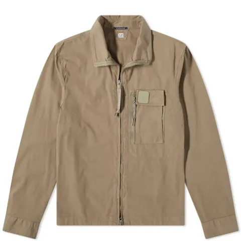 Metropolis Patch Logo Zip Overshirt