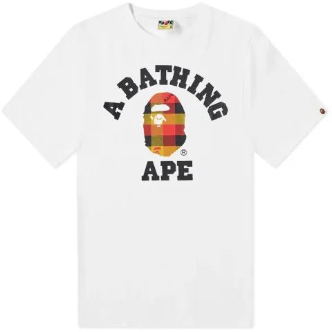 Block Check College T-Shirt C