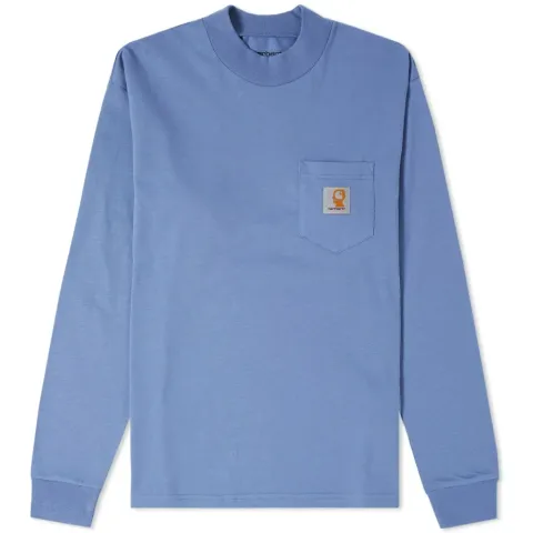 x Carhartt Long Sleeve Swan Mock Neck Tee