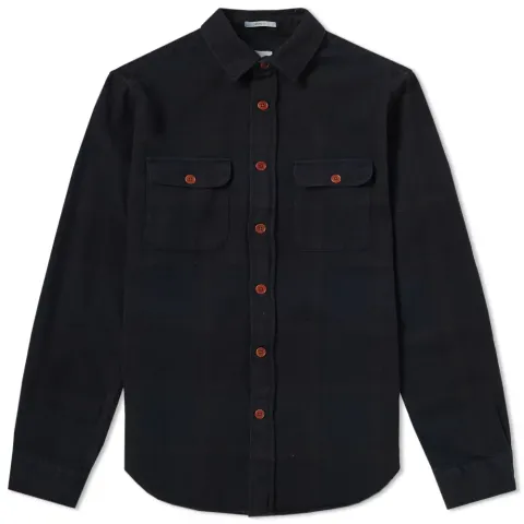 Overdyed Flannel Check Shirt