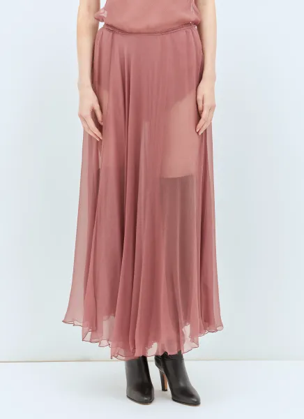 Flou Maxi Skirt