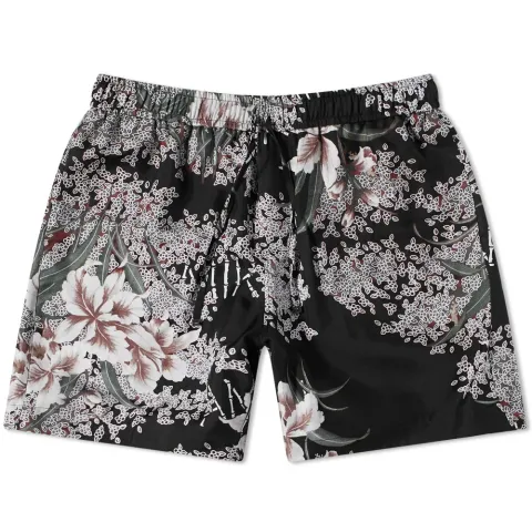 Hibiscus Tiki Shorts