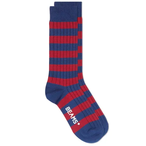 Stripe Rib Sock