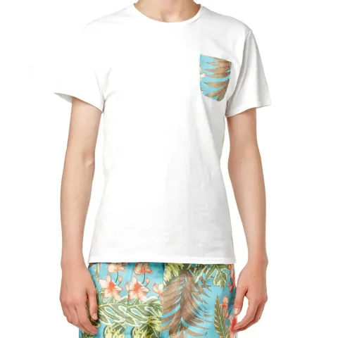END. x Journal Standard Tropical Print Pocket Tee