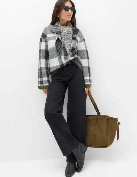 Marks & Spencer The Wide-Leg Jeans Black