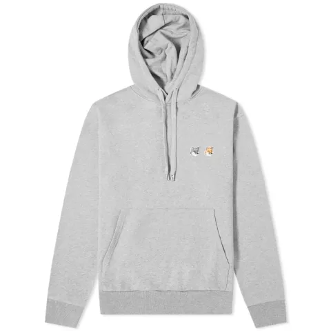 Maison Kitsuné Double Fox Head Patch Hoodie