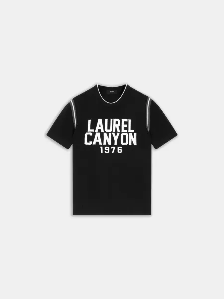 LAUREL CANYON SKATER TEE - Black
