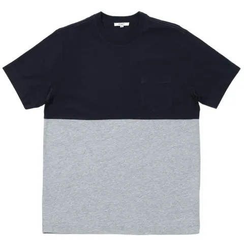 Contrast Melange Pocket Tee