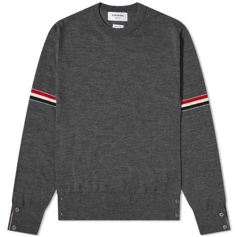 Grosgrain Armband Merino Crew Knit