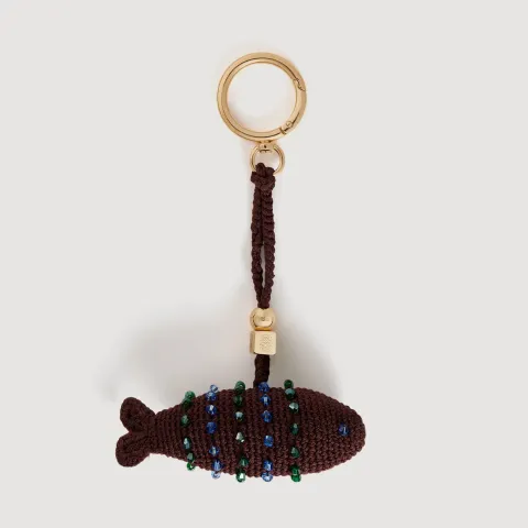 Hand-crocheted keyring