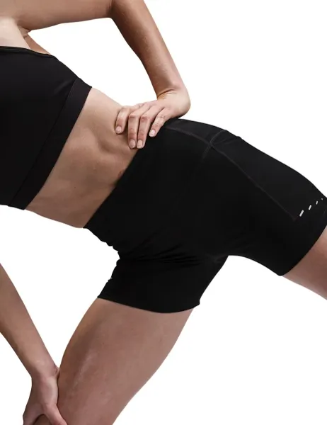 Nike Swift High Waisted Running Shorts Black Mix