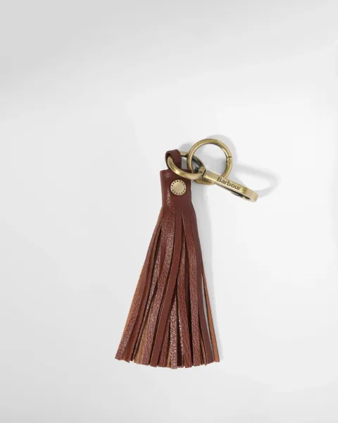 Tassle Leather Bag Charm