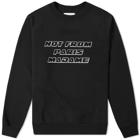 Not from Paris Block Logo Crew Sweat